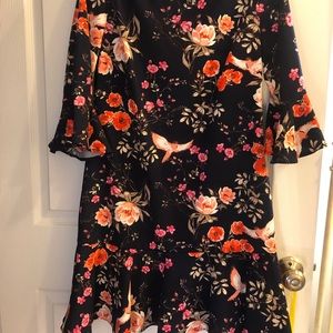 ELIZA J Floral Ruffle Dress!